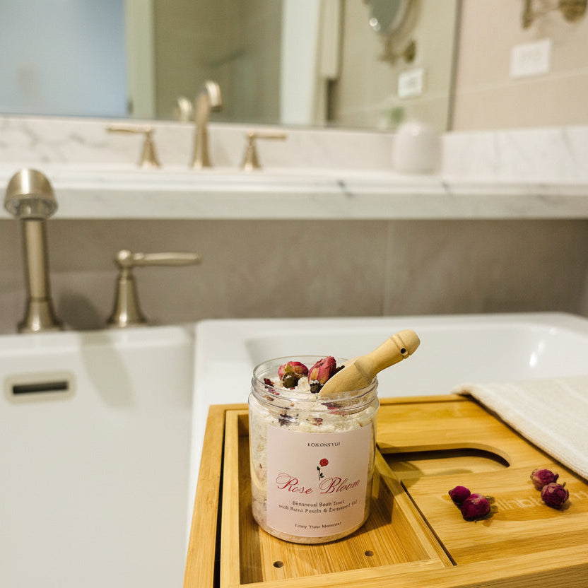 ROSE BLOOM – ボタニカルバスソーク (250g Jar / Refill Pouch)