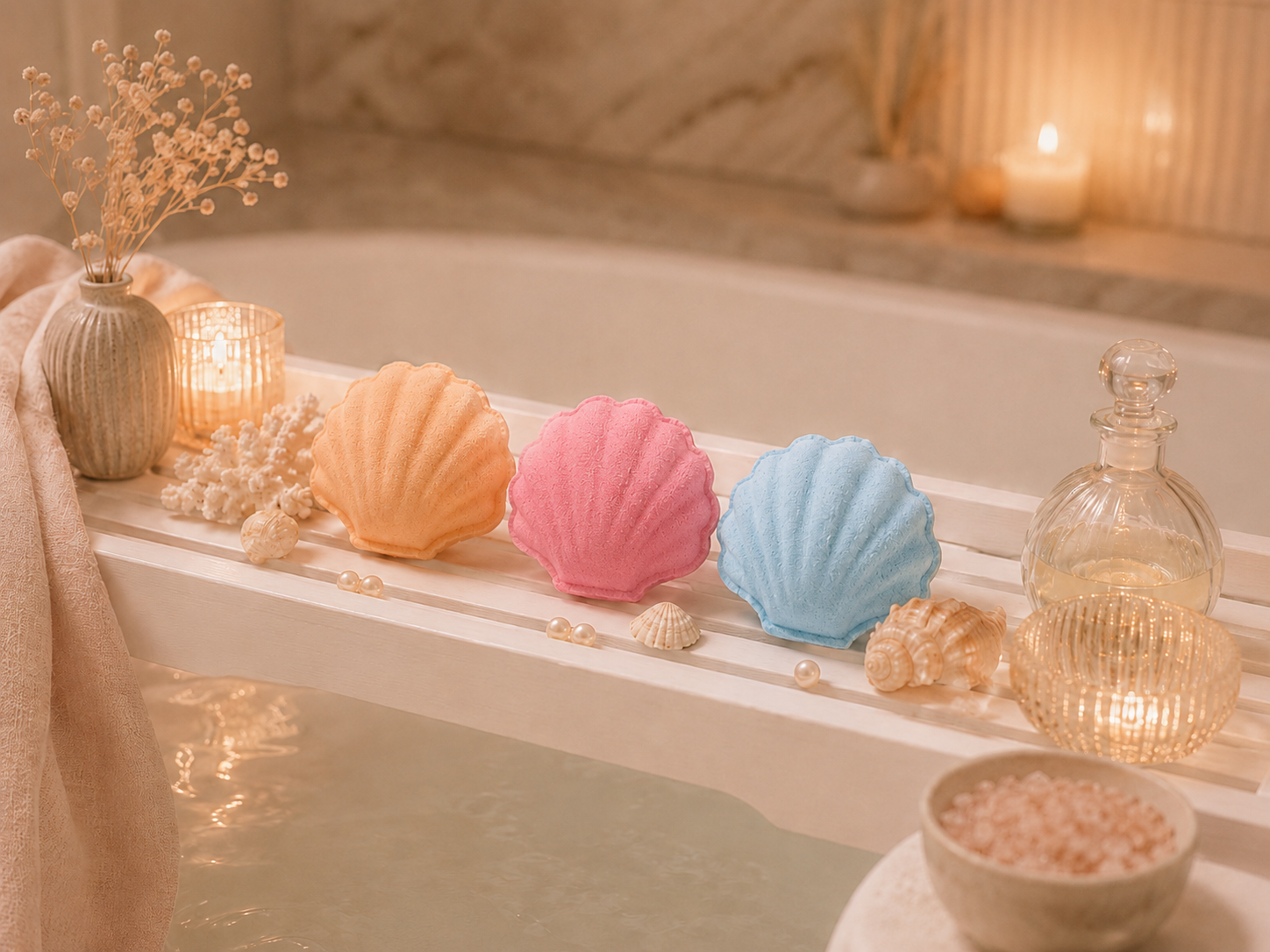 Shell Bath Bomb Trio