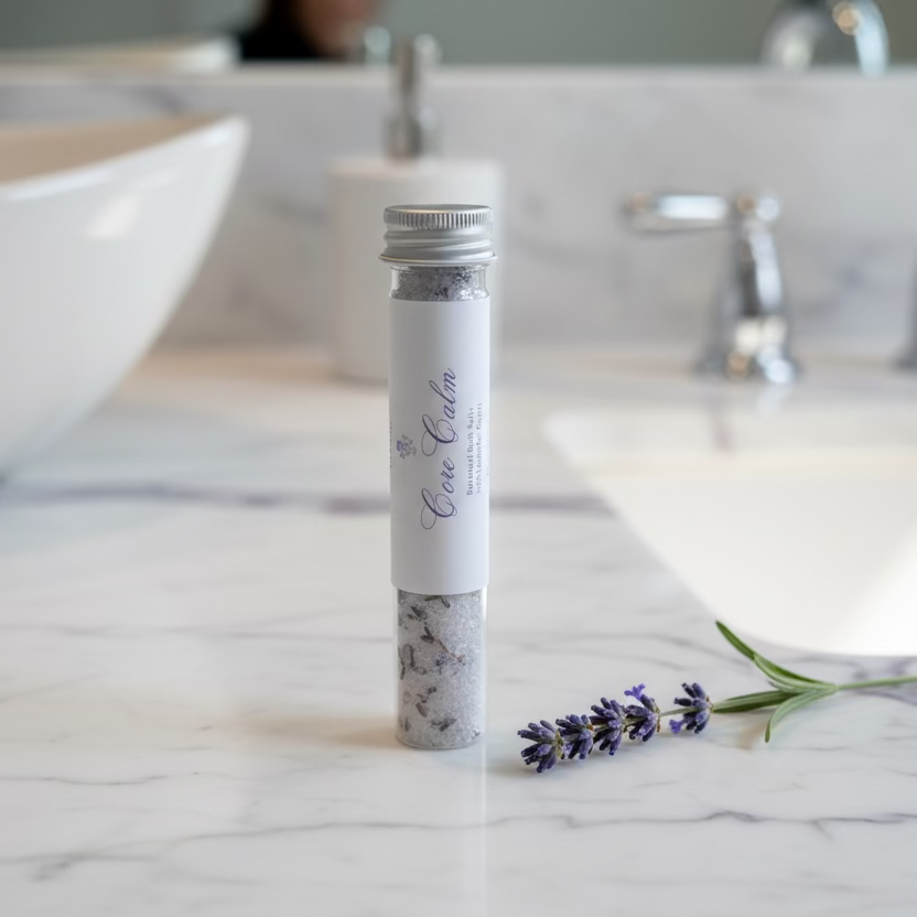 Core Calm – Lavender Petal Mineral Bath Soak