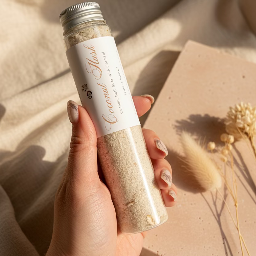 Coconut Hush – Coconut & Oatmeal Bath Soak