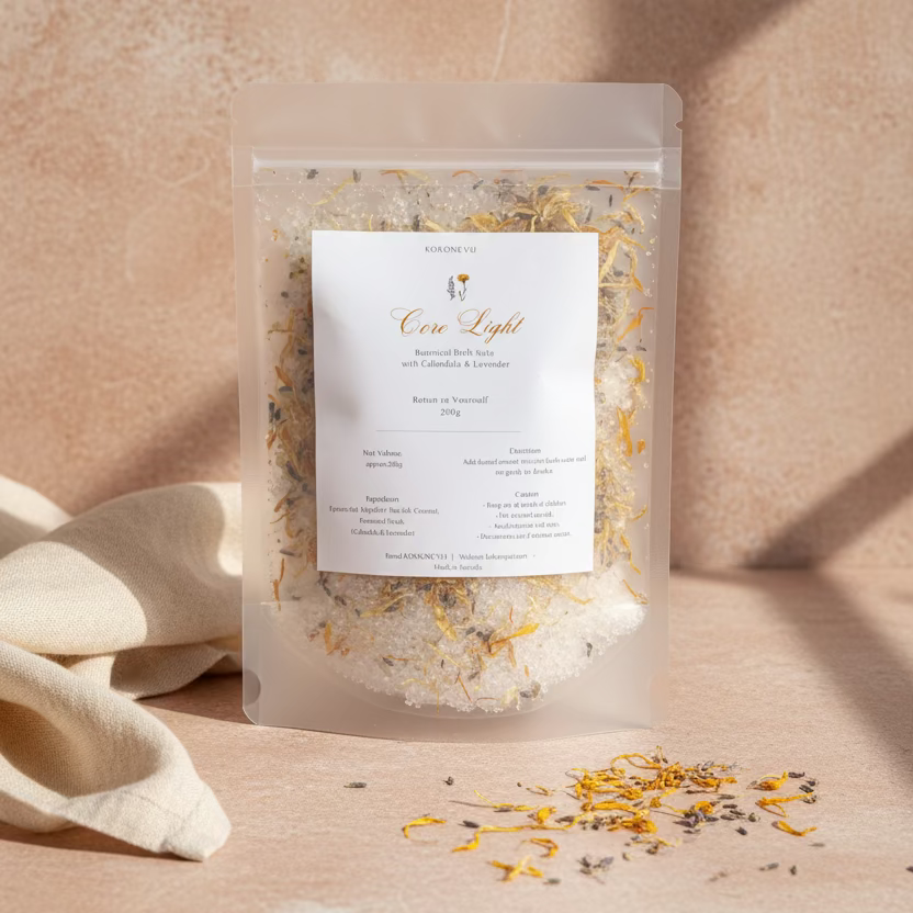 Core Light – Calendula & Lavender Mineral Bath Soak