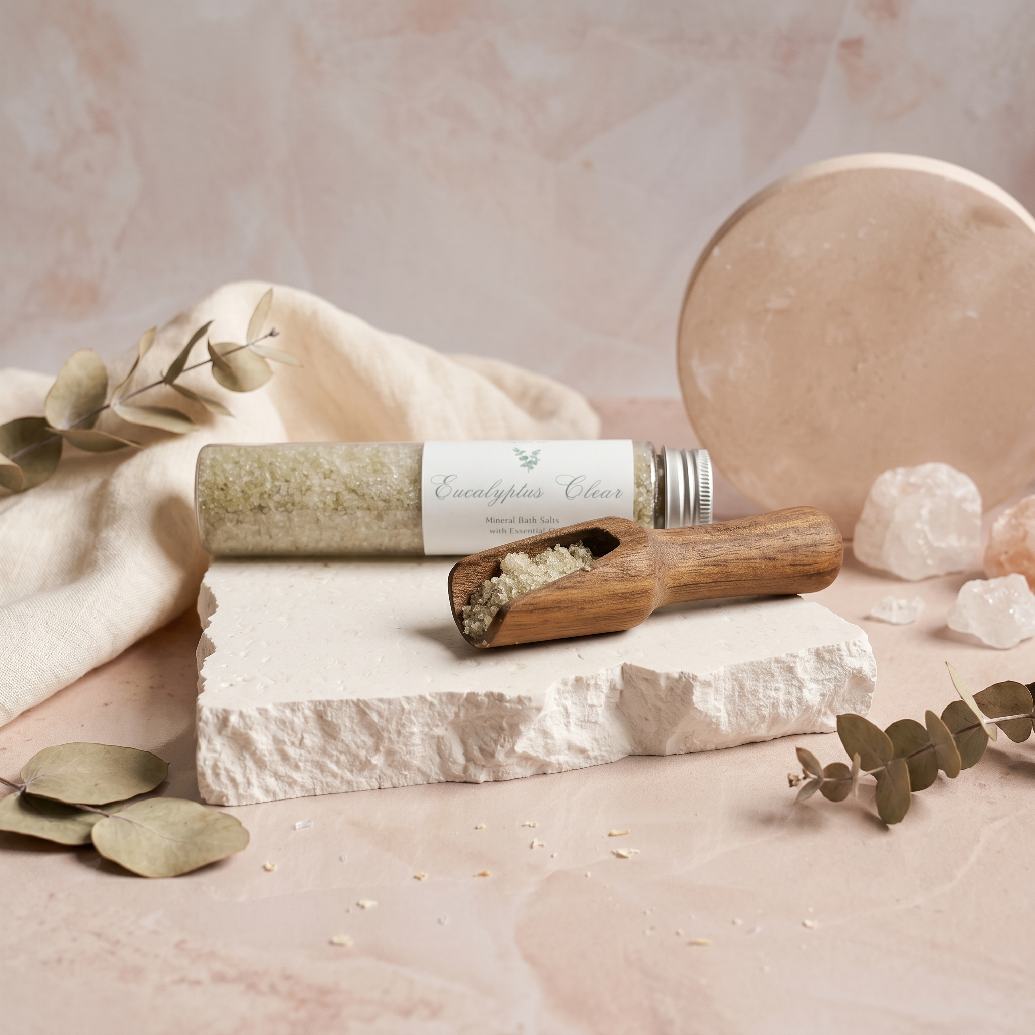 Eucalyptus Clear – Eucalyptus & Green Clay Bath Salt