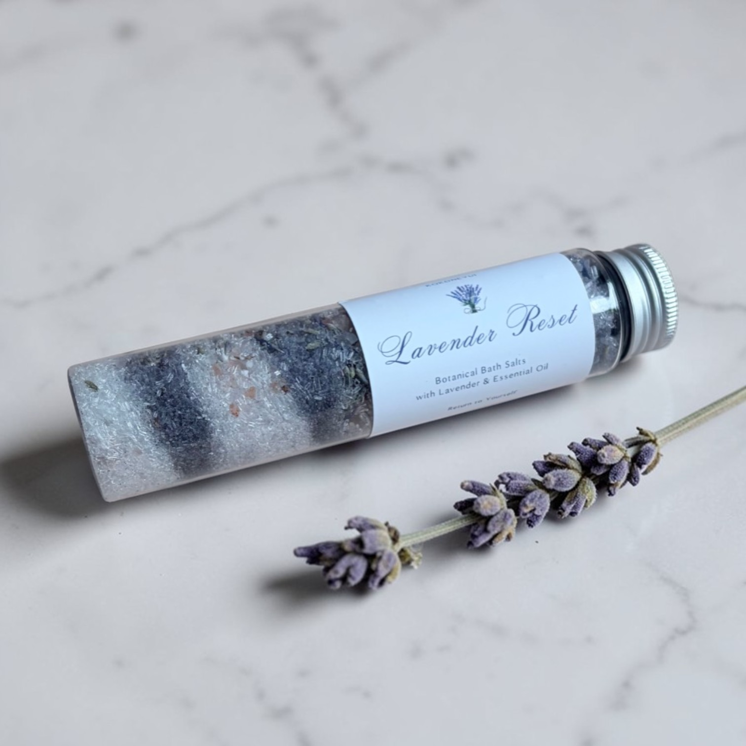 Lavender Reset – Botanical Bath Salts | Classic (110g)