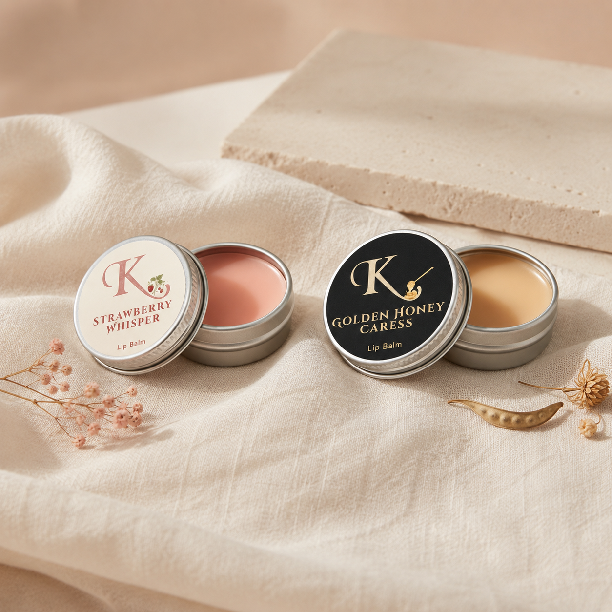 Lip Balm – Strawberry / Manuka Honey & Caramel