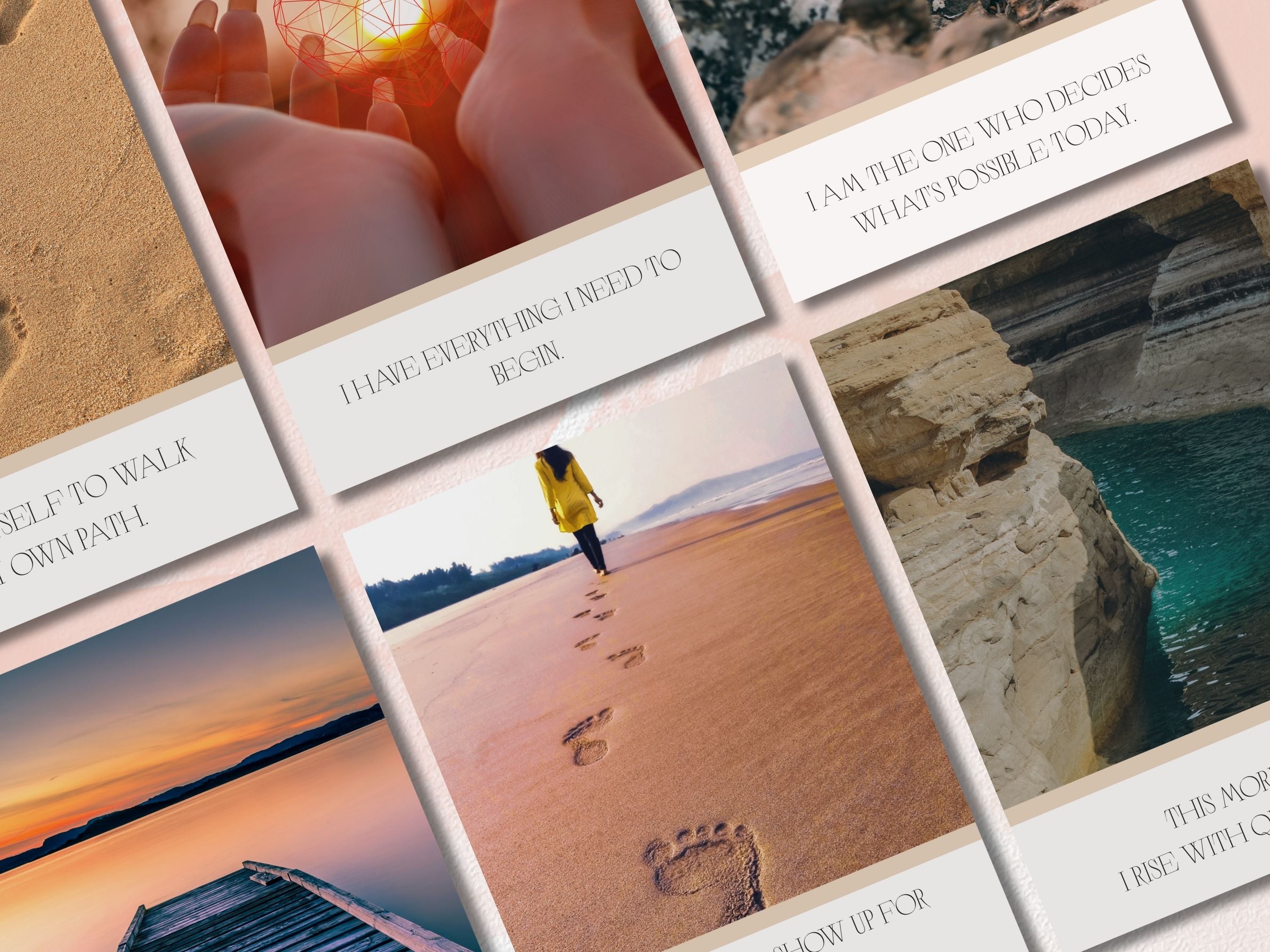 MORNING REMEMBRANCE アファメーションカード|A4 PDF デジタル (英語版)