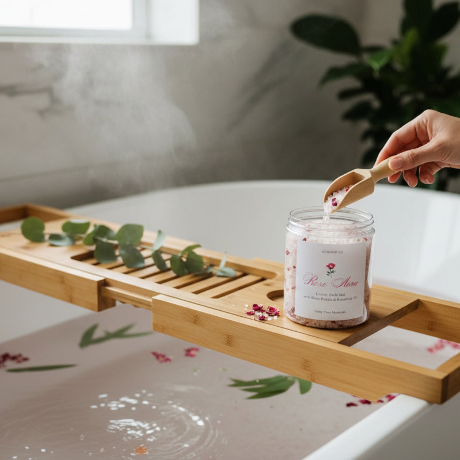 ROSE AURA – ボタニカルバスソルト (250g Jar / Refill Pouch)