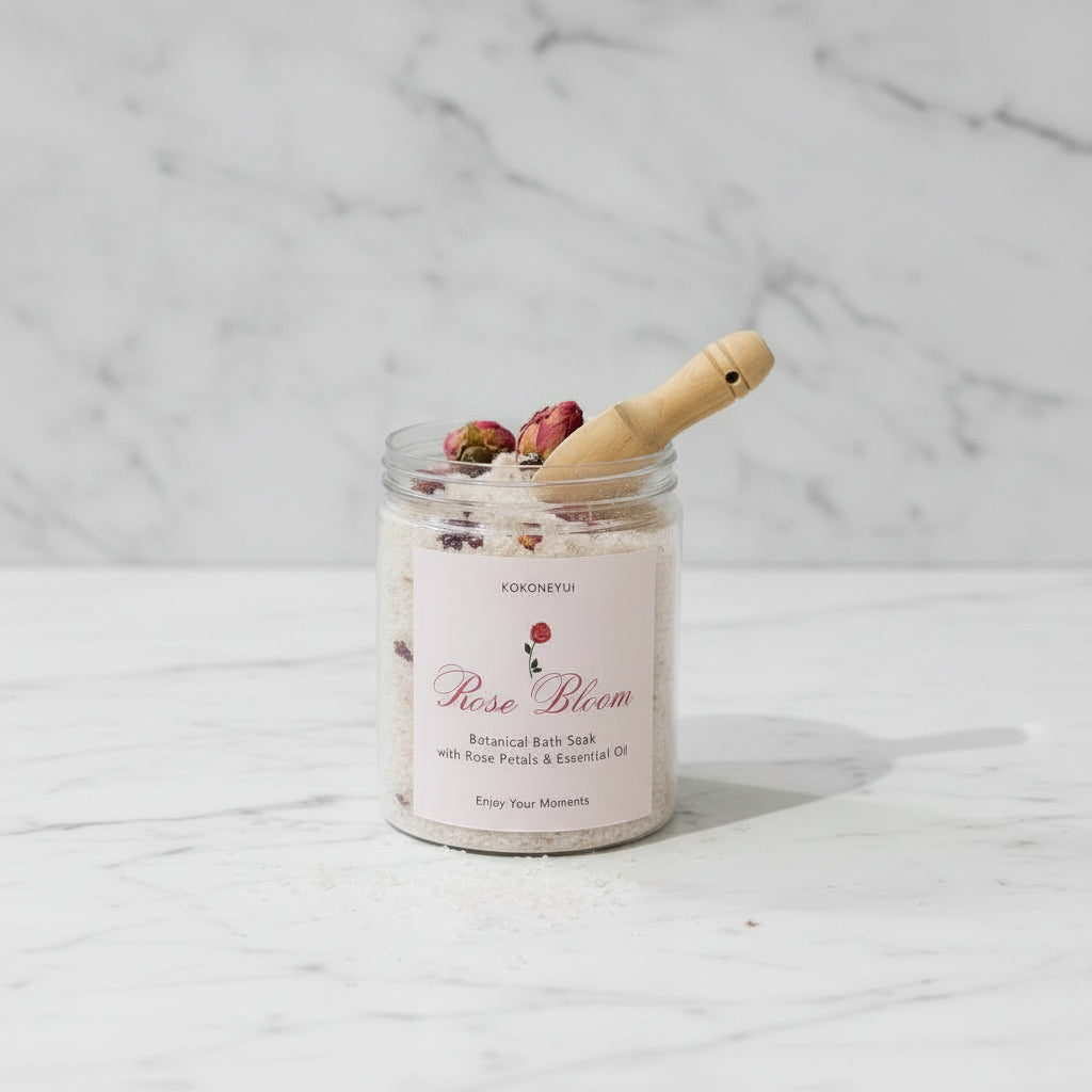 ROSE BLOOM – ボタニカルバスソーク (250g Jar / Refill Pouch)