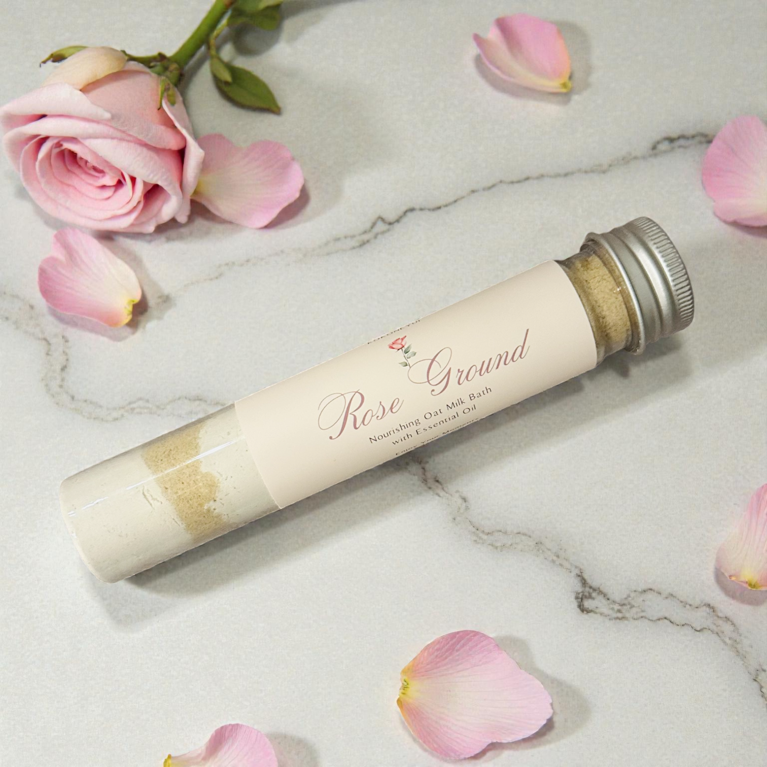 Rose Aura Collection — 3種のローズリチュアル バスソルトセット(60g テストチューブ)