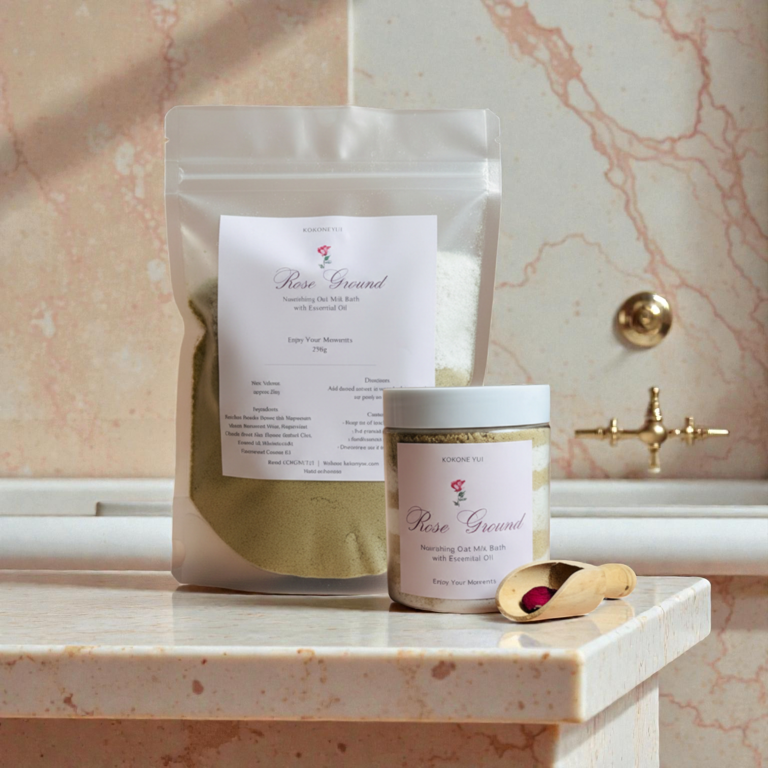 ROSE GROUND - ボタニカルバスミルク (250g Jar / Refill Pouch)