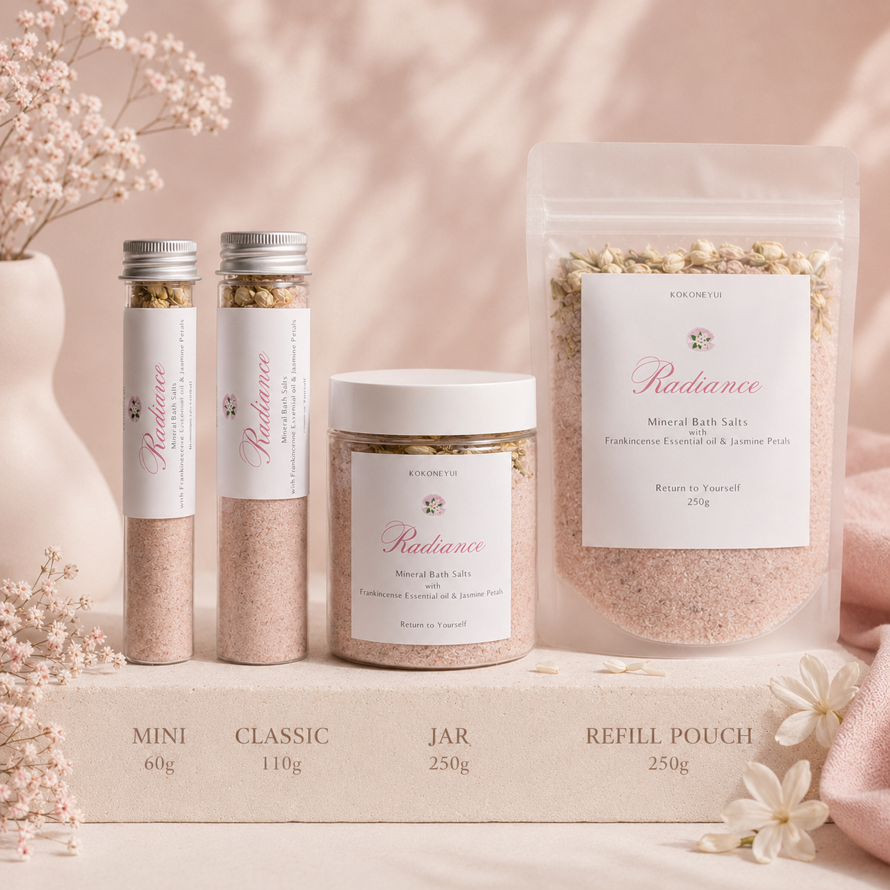Radiance – Frankincense & Jasmine Bath Salt