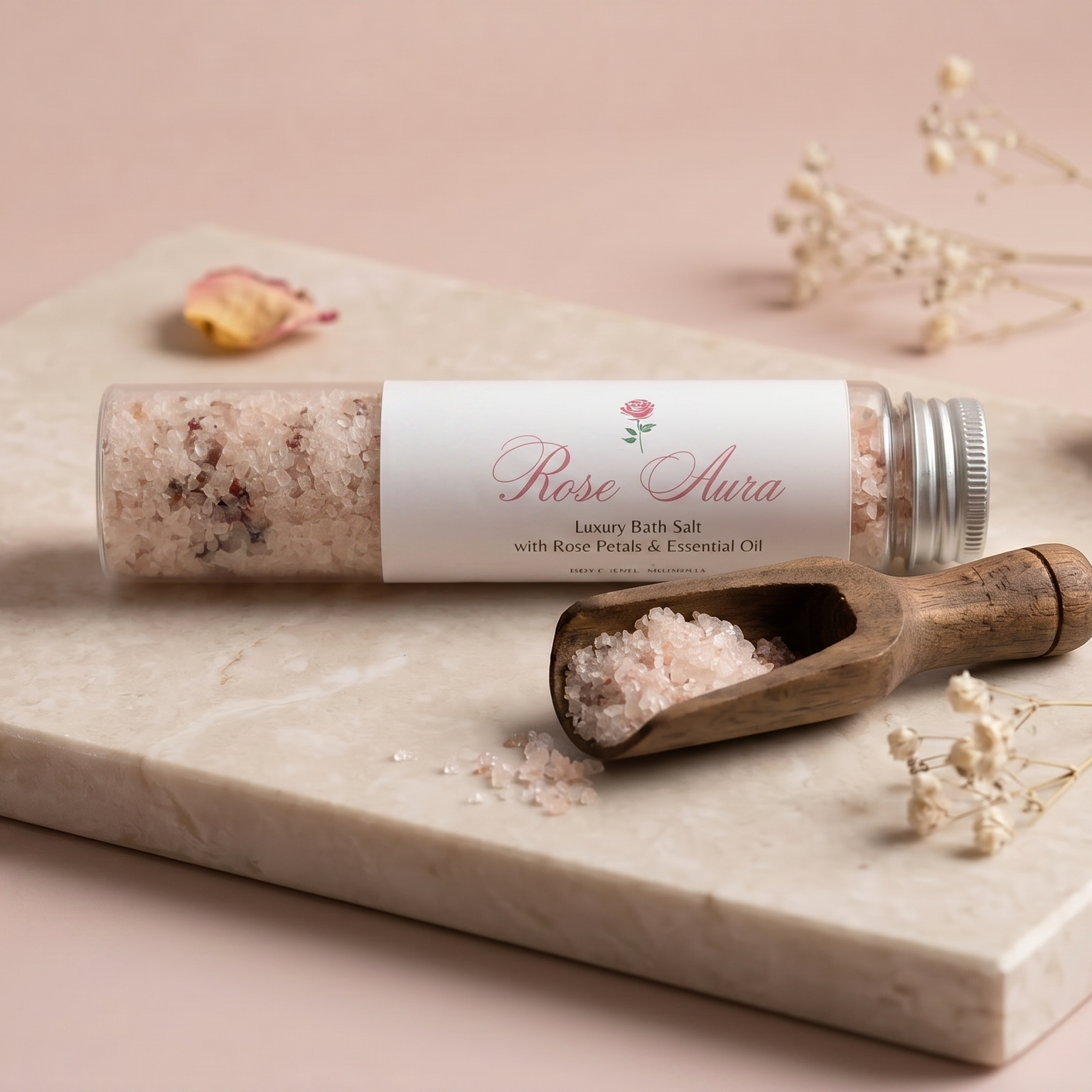 ROSE AURA – ボタニカルバスソルト ミニサイズ (60g / 110g)