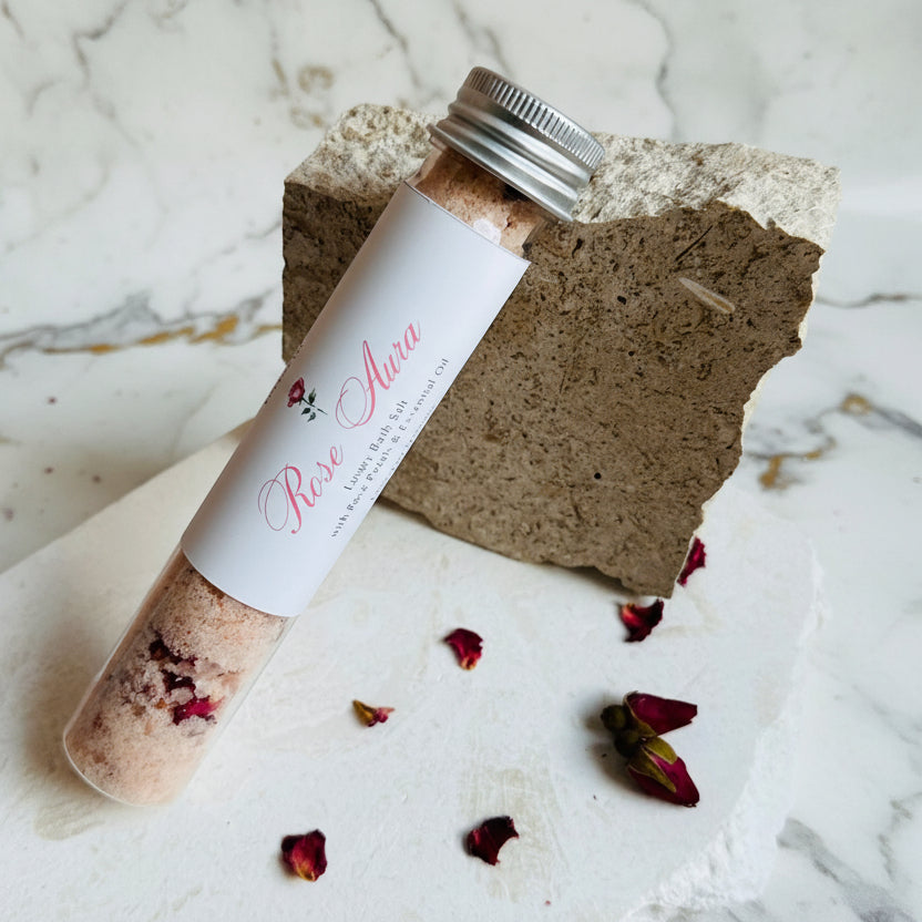 ROSE AURA – Botanical Bath Salts Mini (60g / 110g)