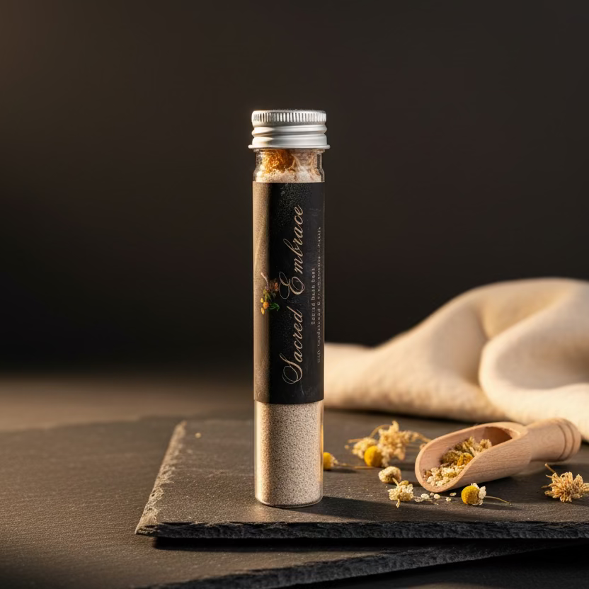 Sacred Embrace – Sandalwood & Frankincense Bath Soak