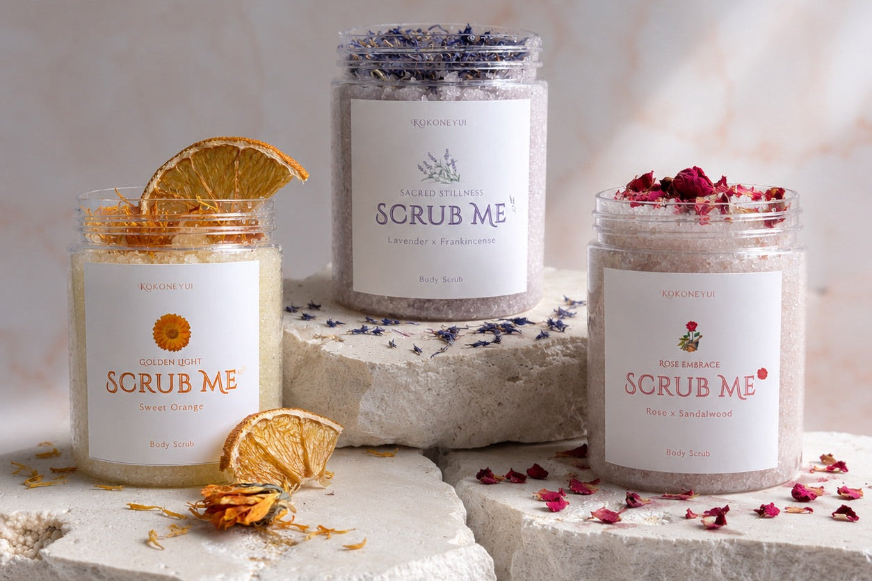 Sacred Stillness Scrub Me – Lavender & Frankincense Sugar Body Scrub