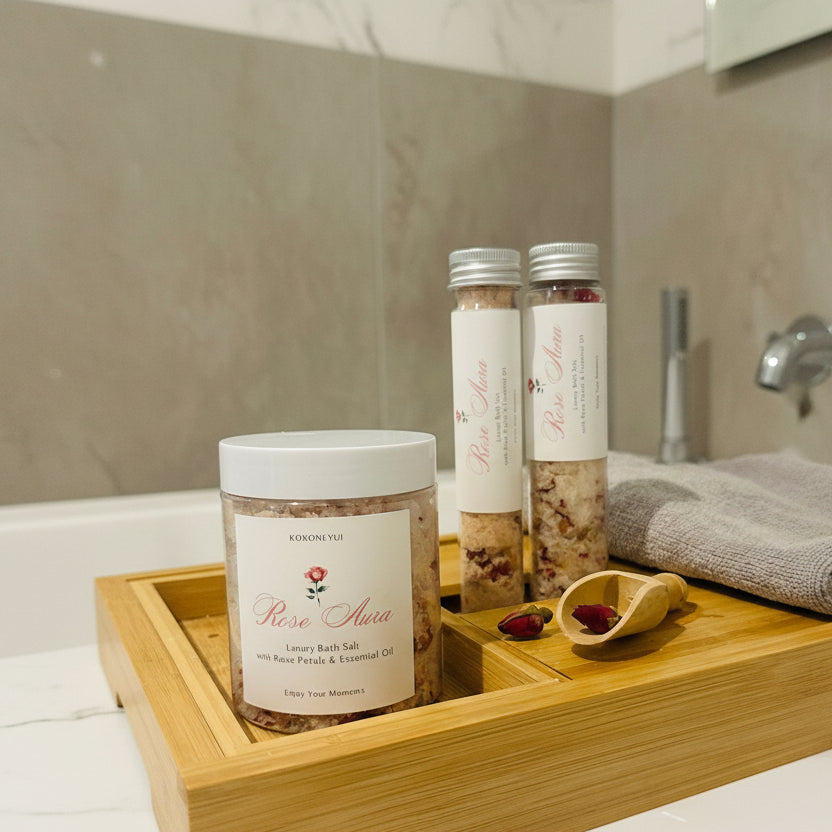 ROSE AURA – Botanical Bath Salts Mini (60g / 110g)