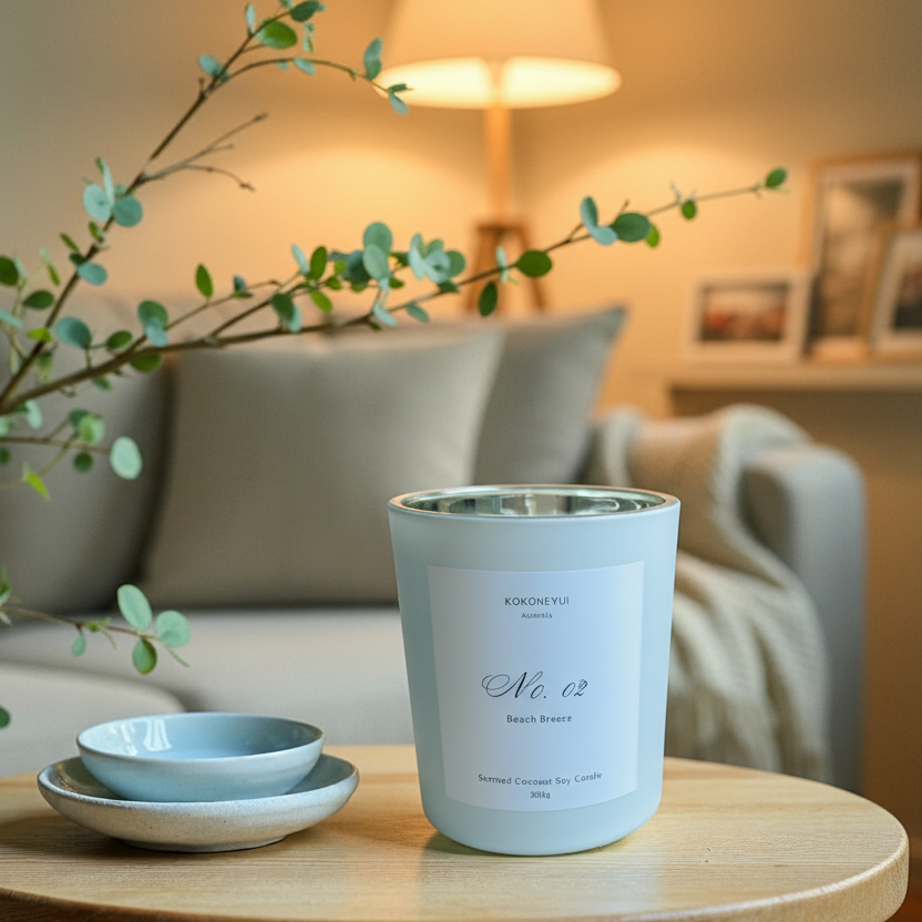 No.2 — Beach Breeze｜ココナッツソイキャンドル