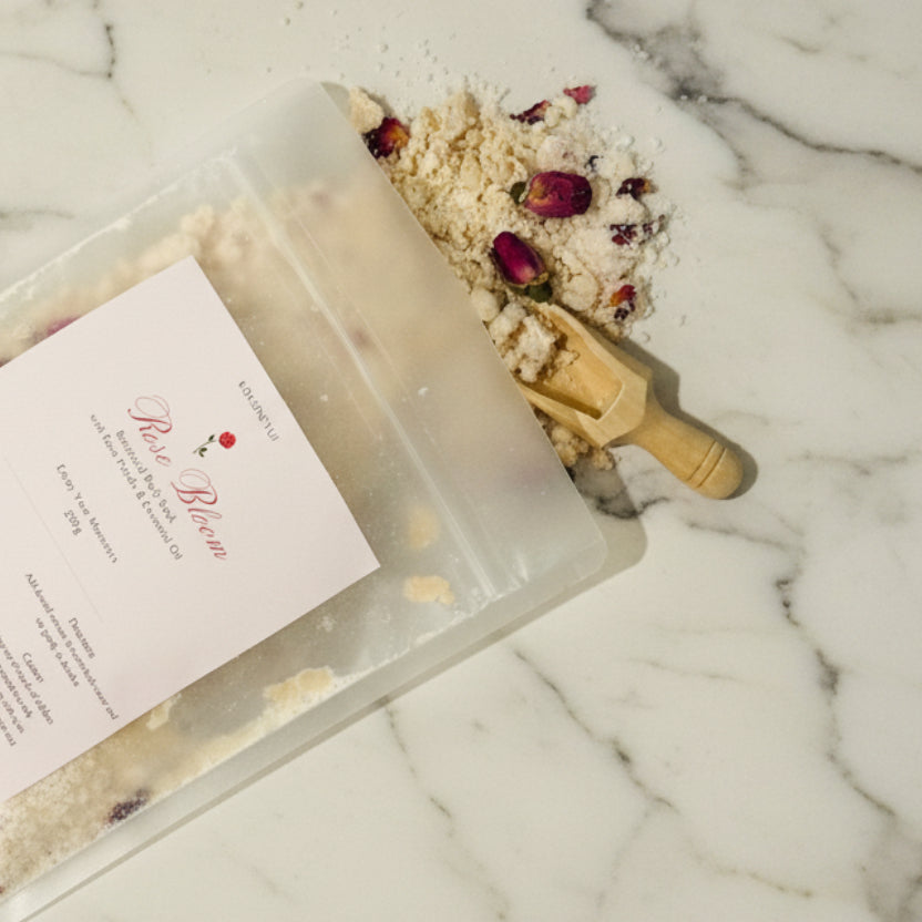 ROSE BLOOM – ボタニカルバスソーク (250g Jar / Refill Pouch)
