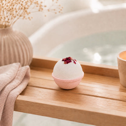 Rose Aura Bath Bomb – Rose Geranium