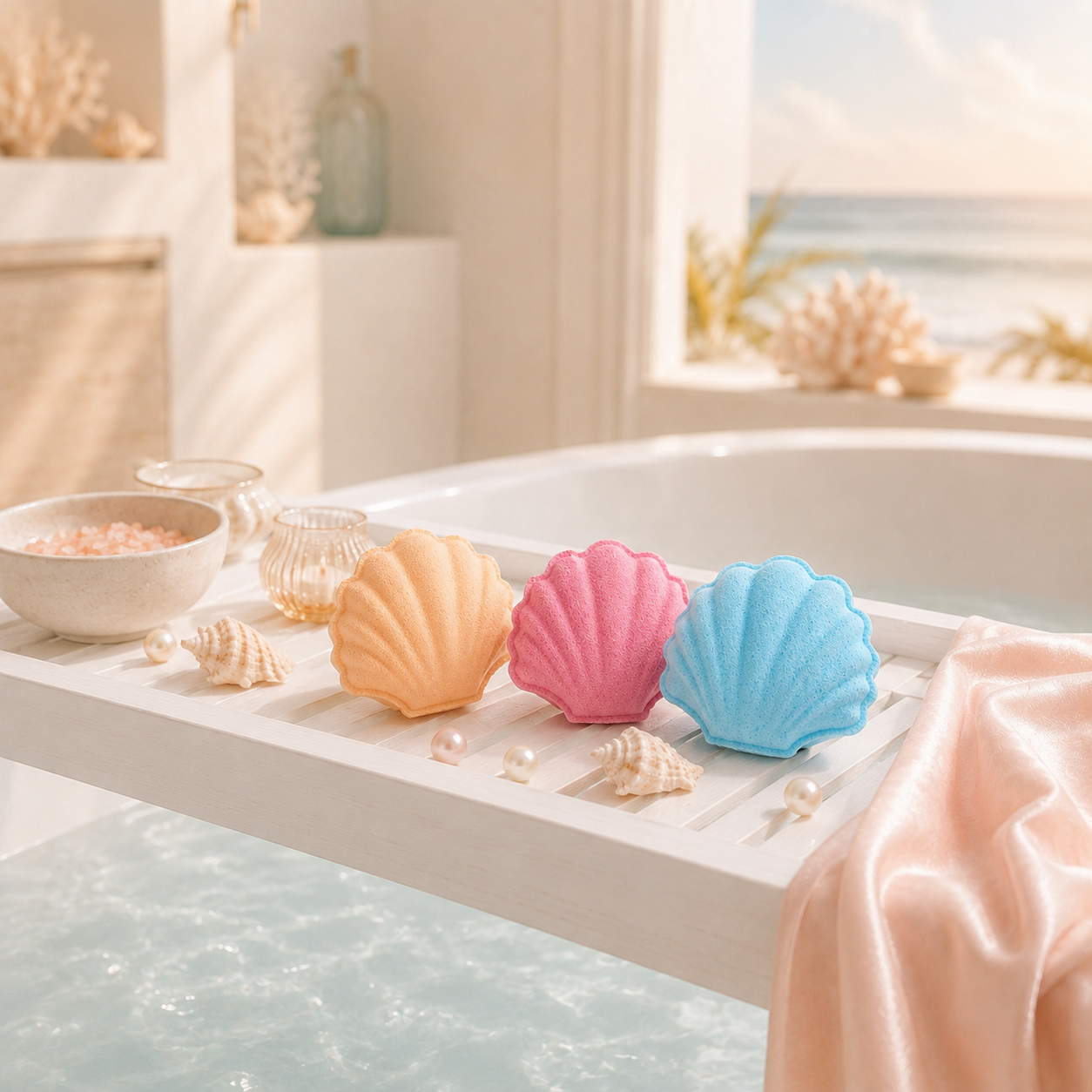 Shell Bath Bomb Trio