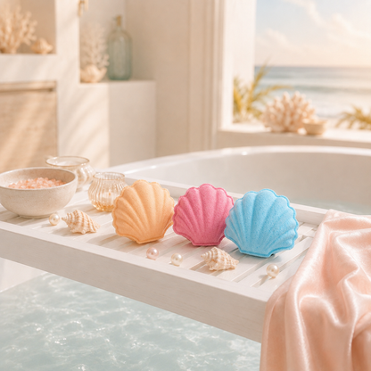 Shell Bath Bomb Trio