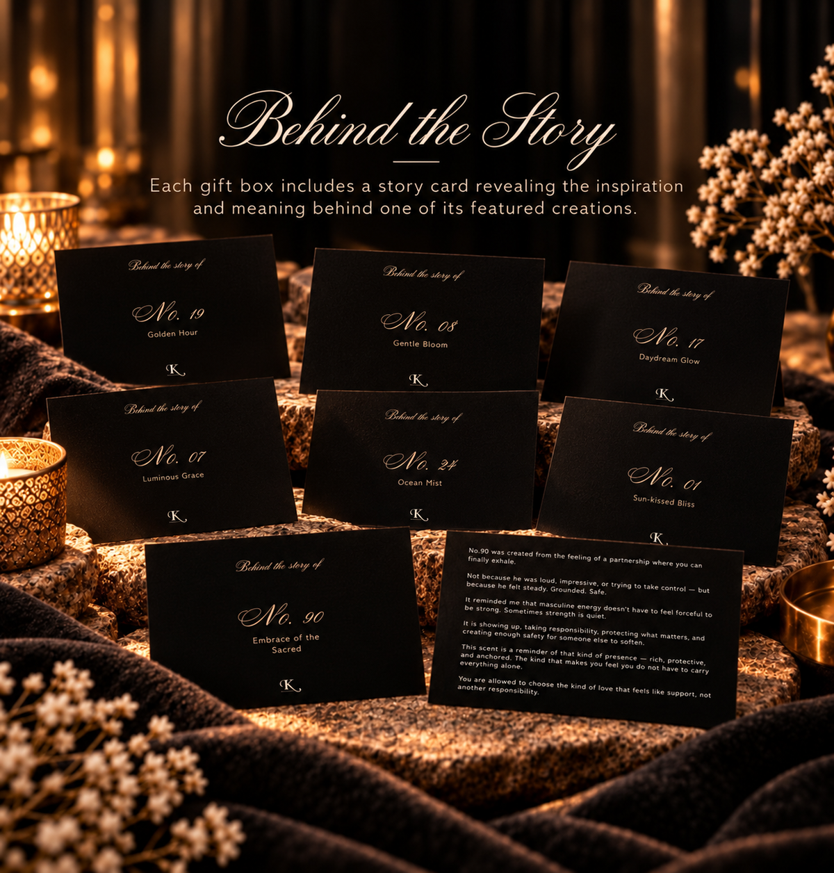 Behind the story of scent cards