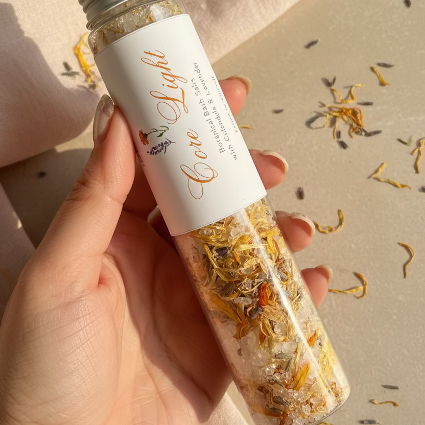 Core Light – Calendula &amp; Lavender Mineral Bath Soak