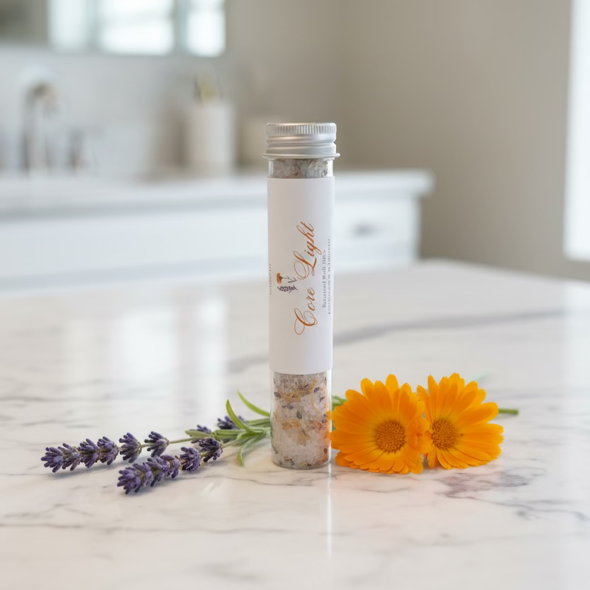 Core Light – Calendula &amp; Lavender Mineral Bath Soak