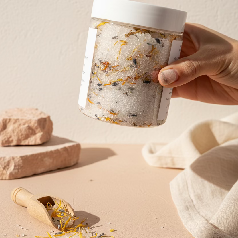 Core Light – Calendula &amp; Lavender Mineral Bath Soak