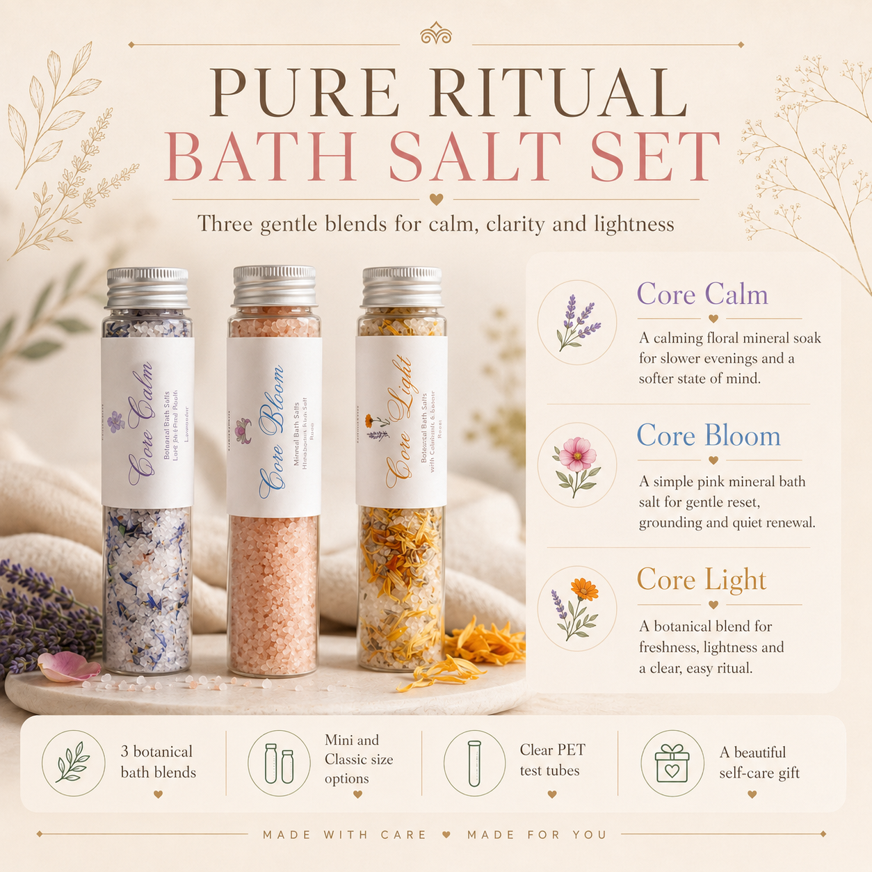 Pure Ritual Bath Salt Set