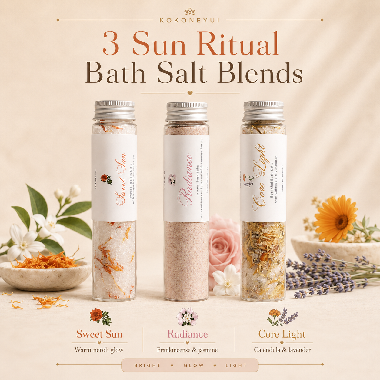 Sun Ritual Bath Salt Set