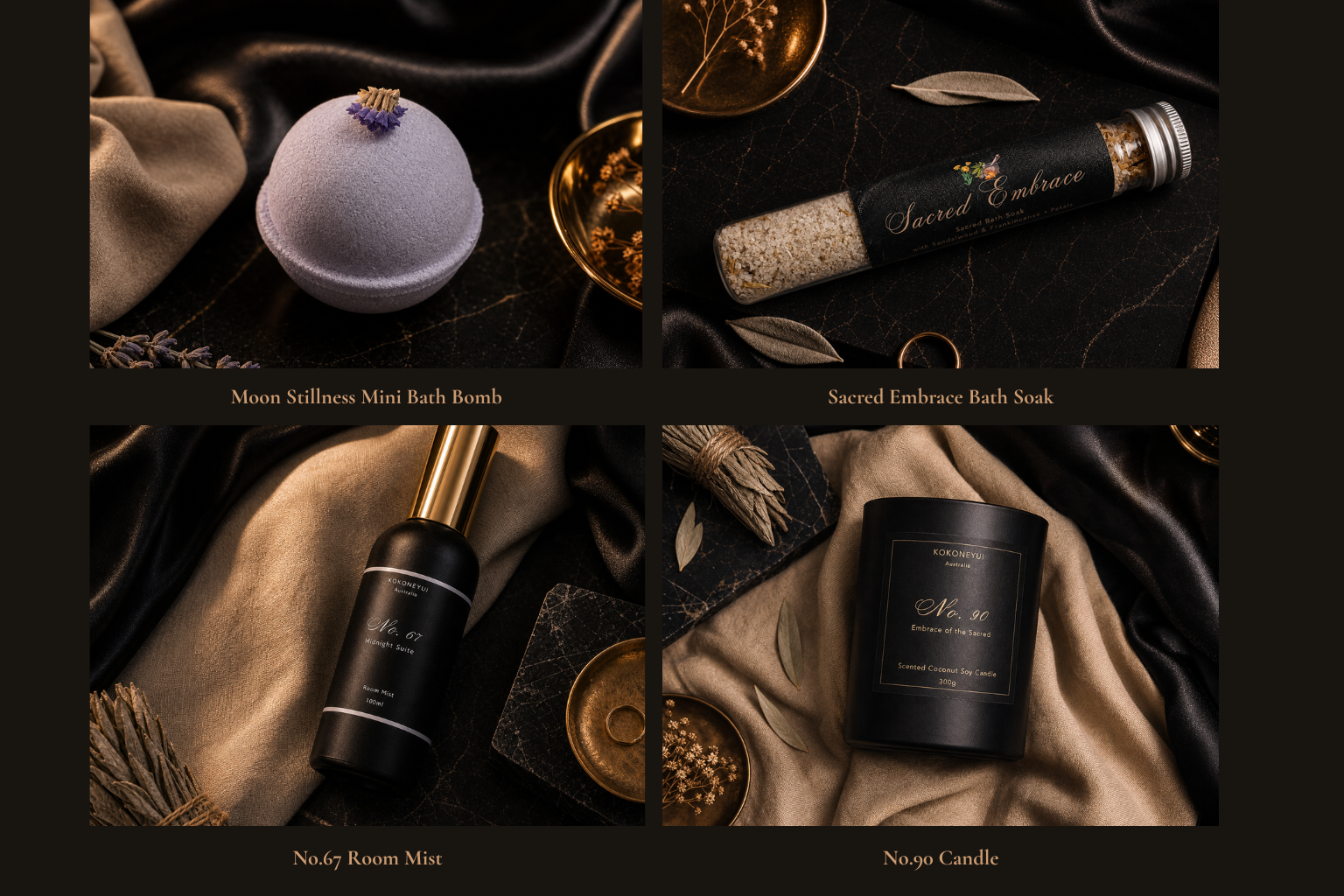 Complete Ritual Box — Sacred Night | 4-Piece Evening Ritual Gift Set