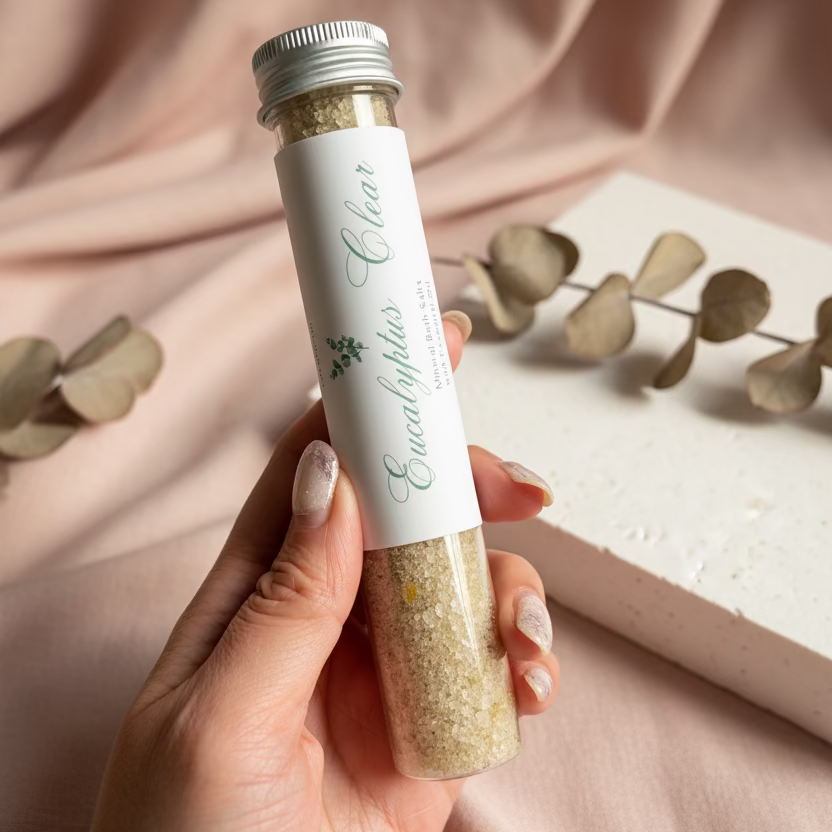 Eucalyptus Clear – Eucalyptus &amp; Green Clay Bath Salt