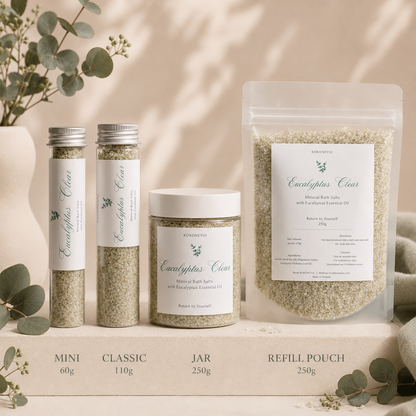 Eucalyptus Clear – Eucalyptus &amp; Green Clay Bath Salt