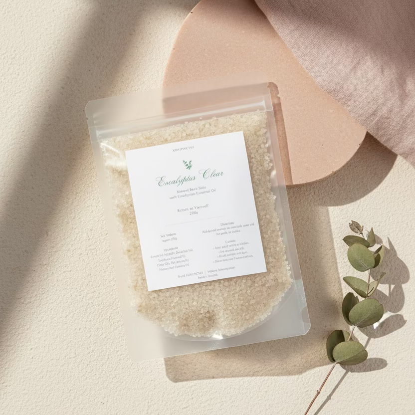 Eucalyptus Clear – Eucalyptus &amp; Green Clay Bath Salt