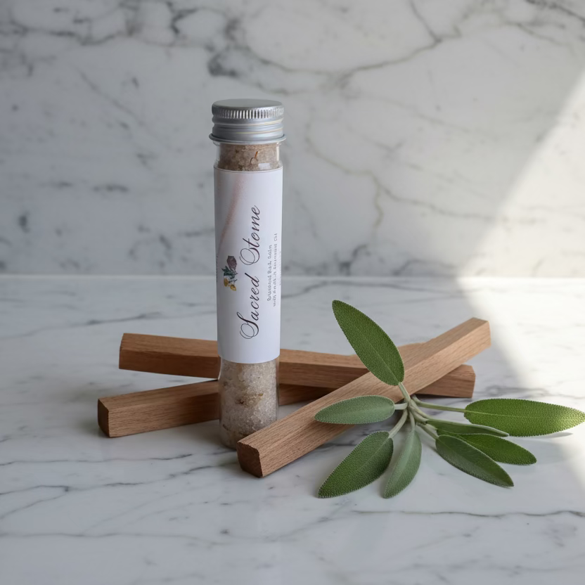 Sacred Solace – Botanical Bath Salts | Mini (60g)