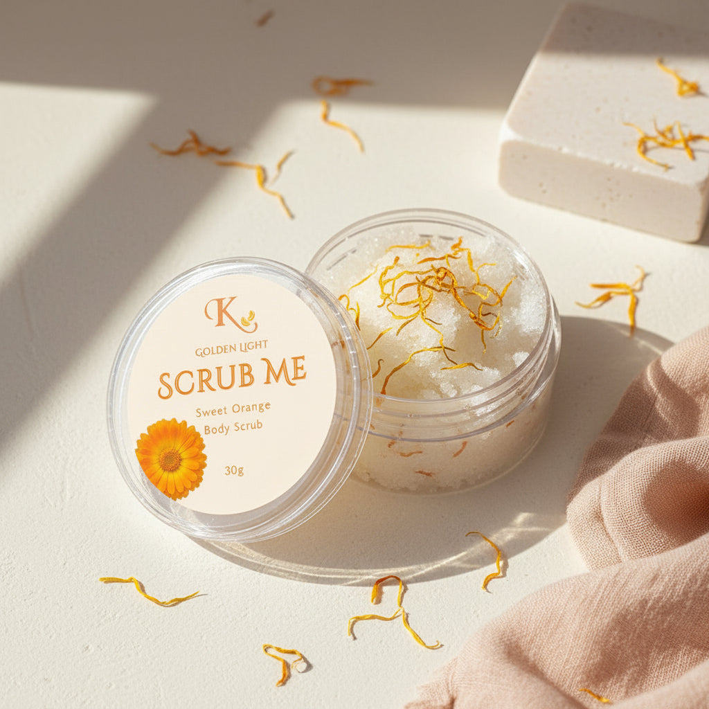 Golden Light Scrub Me – Sweet Orange Sugar Body Scrub