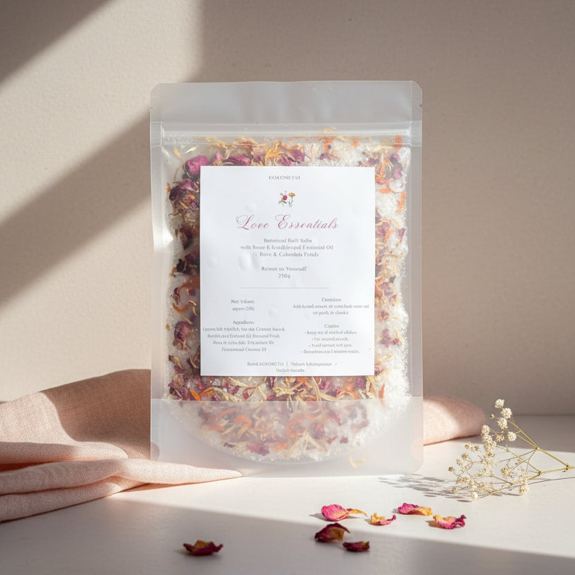 ROSE AURA – ボタニカルバスソルト ミニサイズ (60g / 110g)