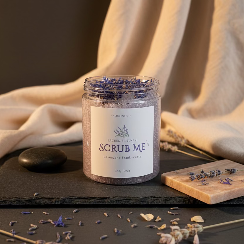 Sacred Stillness Scrub Me – Lavender &amp; Frankincense Sugar Body Scrub