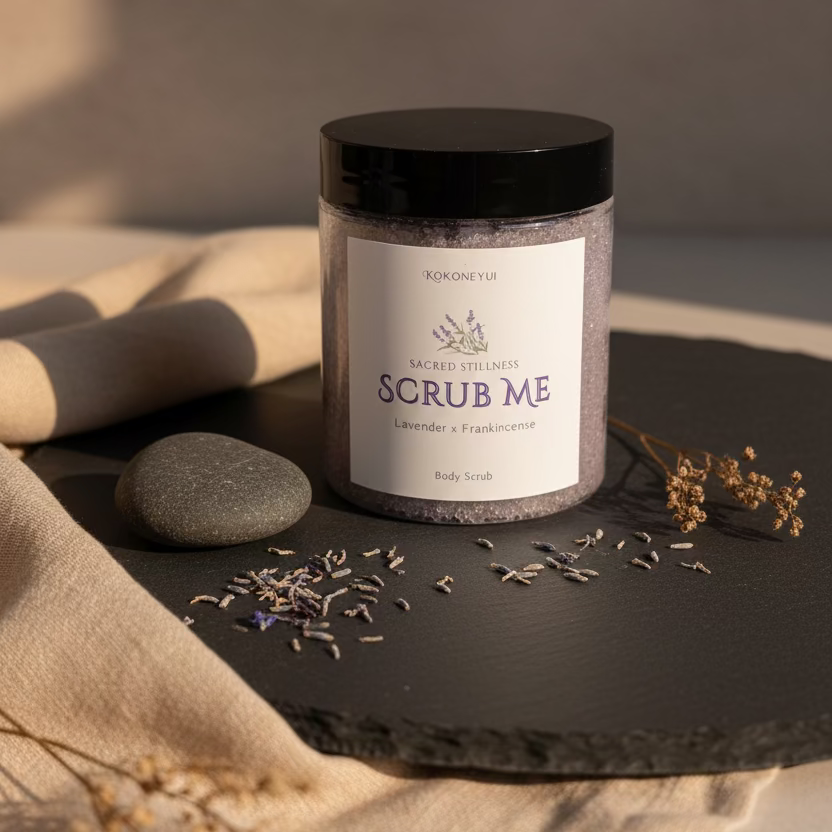 Sacred Stillness Scrub Me – Lavender &amp; Frankincense Sugar Body Scrub