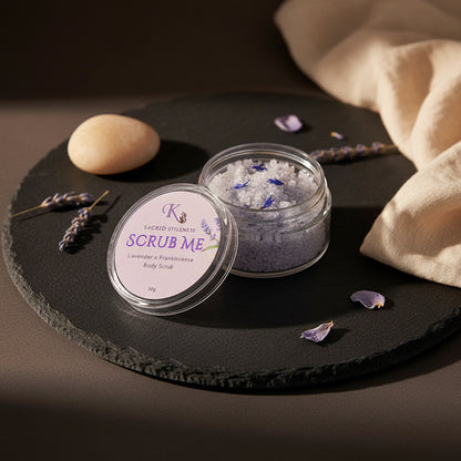 Sacred Stillness Scrub Me – Lavender &amp; Frankincense Sugar Body Scrub