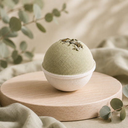 Matcha Mist Bath Bomb – Matcha &amp; Eucalyptus