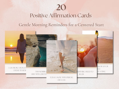 MORNING REMEMBRANCE アファメーションカード｜A4 PDF デジタル　（英語版）