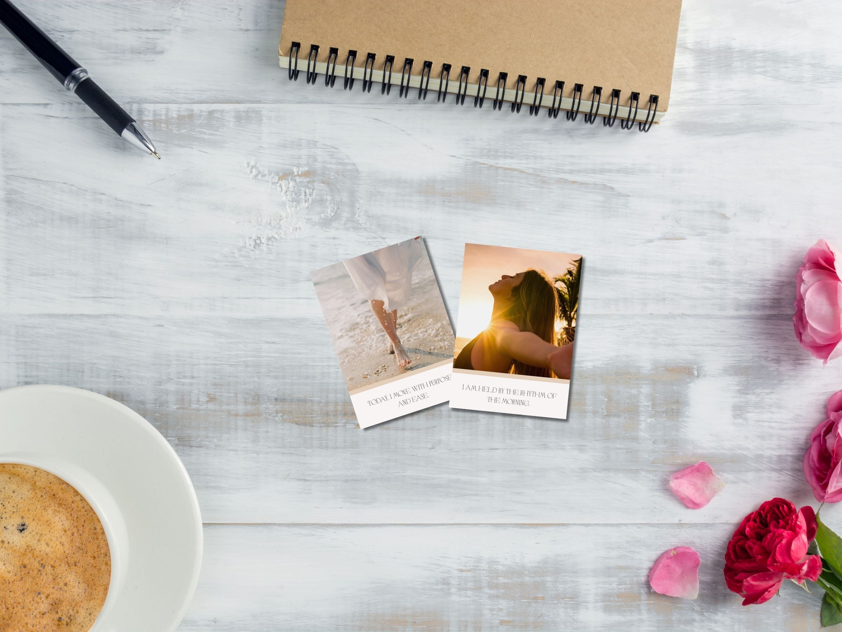 MORNING REMEMBRANCE アファメーションカード｜A4 PDF デジタル　（英語版）