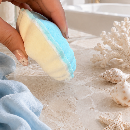 shell shape bath bomb