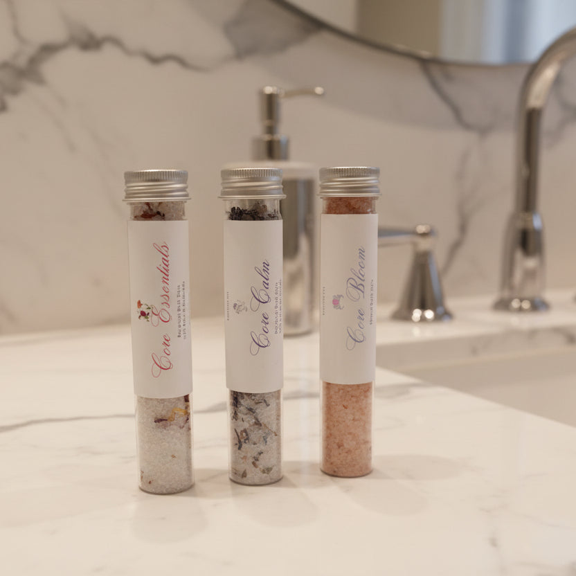 Pure Ritual Bath Salt Set – Mini (3 × 60g)