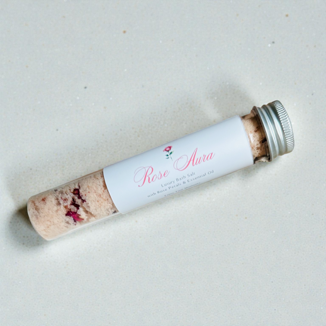 ROSE AURA – Botanical Bath Salt | Mini (60g)