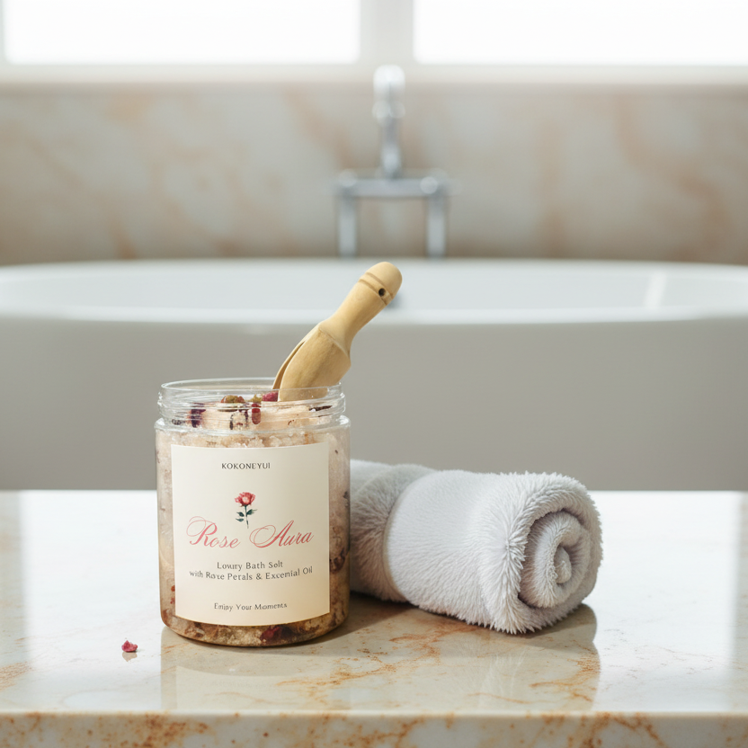 Bath salt jar labeled &