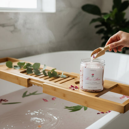 ROSE AURA – ボタニカルバスソルト (250g Jar / Refill Pouch)