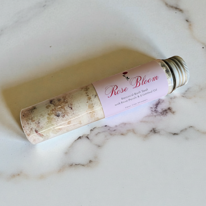 Rose Aura Collection — 3種のローズリチュアル バスソルトセット（110g テストチューブ）