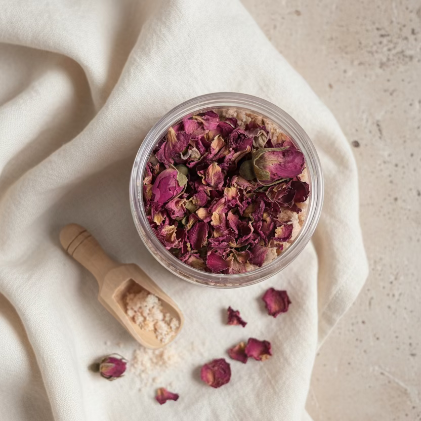 Rose Bloom – Rose Geranium Milk Bath Soak